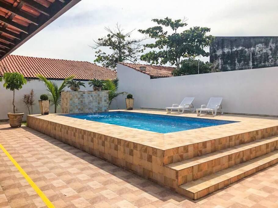 Casa Com Piscina Itanhaem Cibratel II Villa Exterior photo